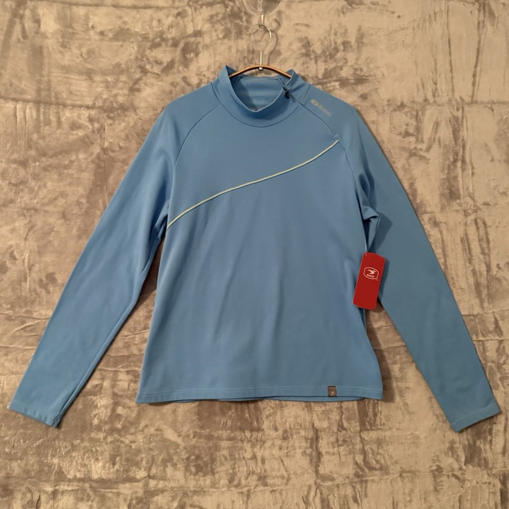 Sugoi Mistral Jacket Womens Size L Cycling Running Jogging Blue Sporty NWT $110